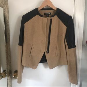 David Kahn Leather Moto Jacket